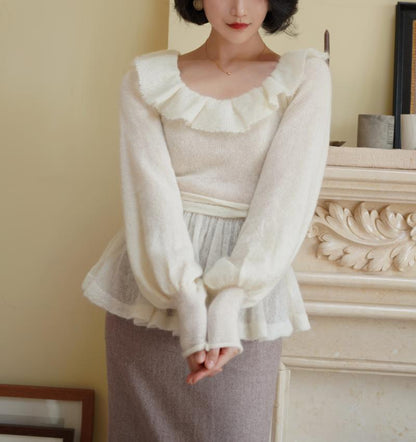 Western Queen's Mohair Knit Top