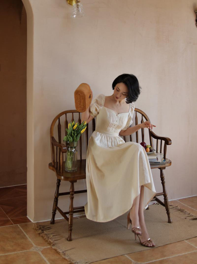 Ivory Lady Hepburn Dress