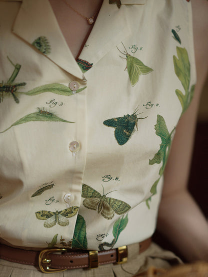 Insect Encyclopedia Retro Blouse