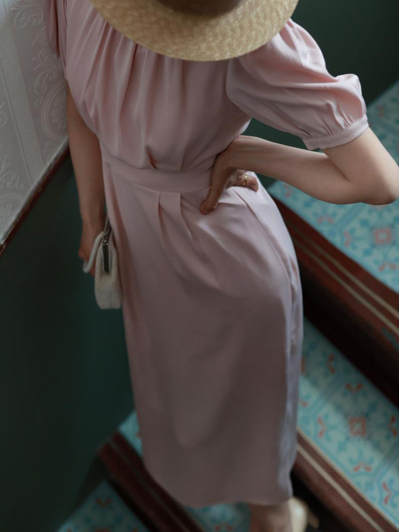 pink lady classical dress