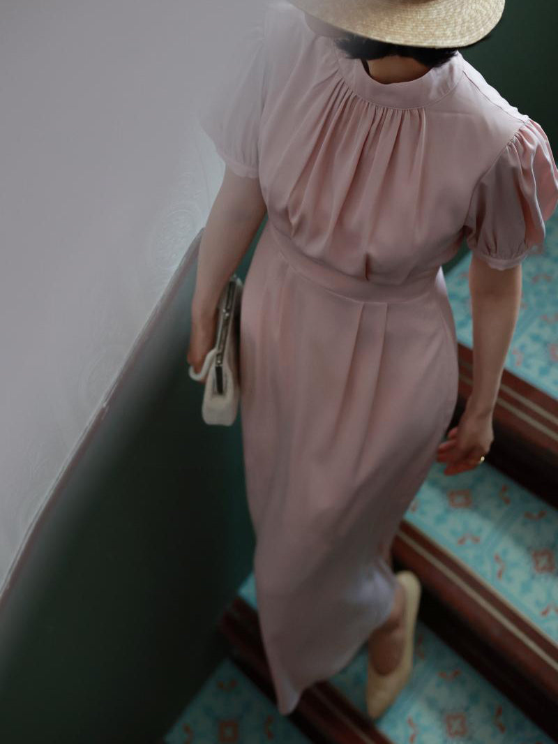 pink lady classical dress