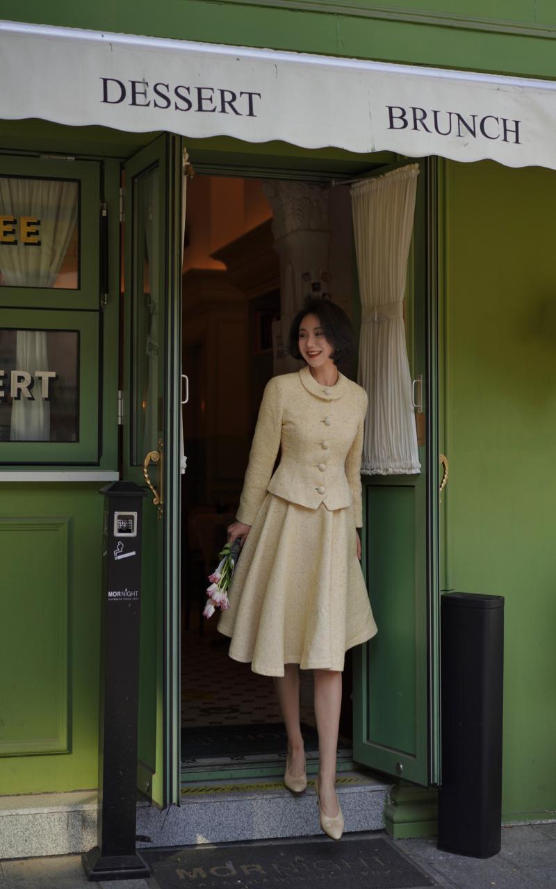 Starlight Lady Tweed Jacket and Tweed Skirt