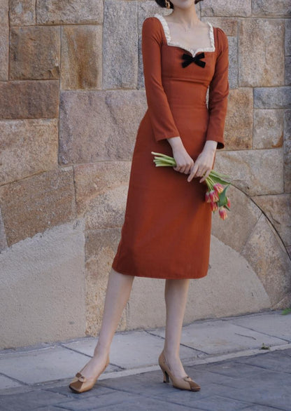 Orange Lady Classical Dress