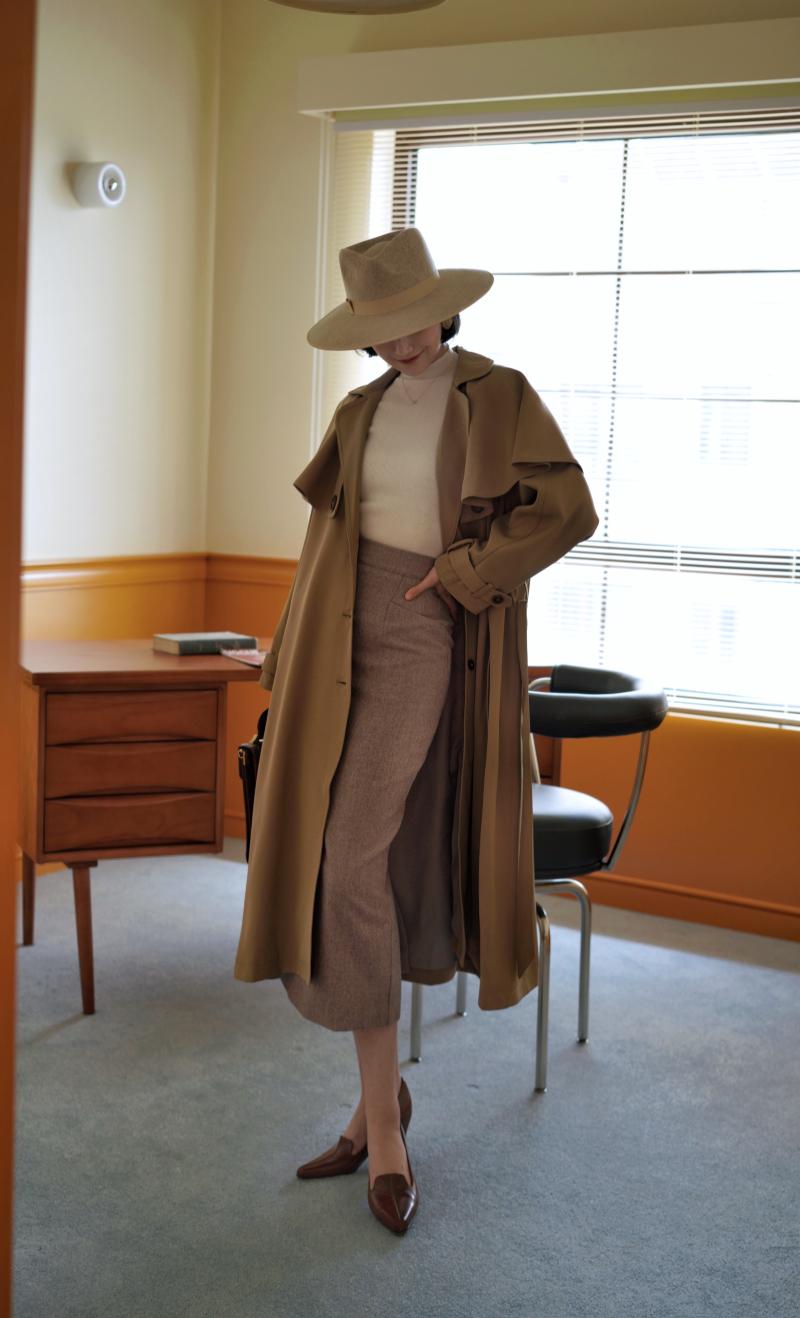 Lady Classical Trench Coat