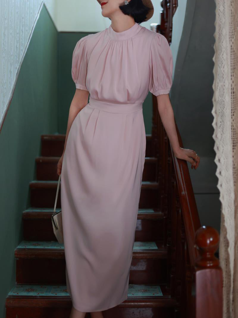 pink lady classical dress