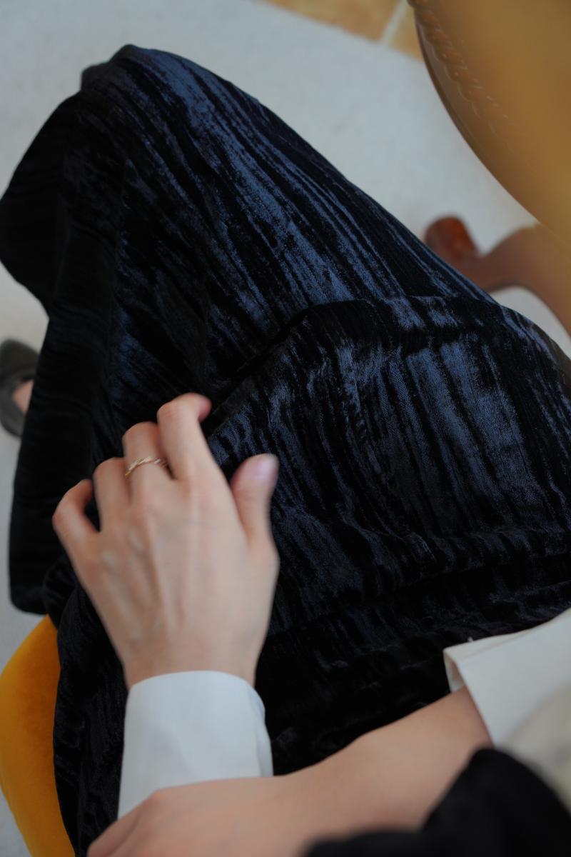 black lady velvet jumper skirt