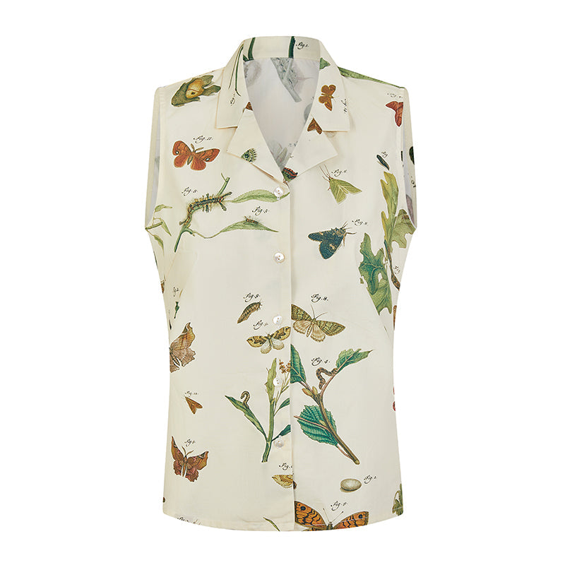 Insect Encyclopedia Retro Blouse