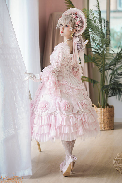 Sentaro - Snow Ear - Rococo Lolita OP Tea Party Dress