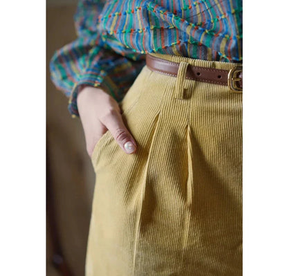 Dandelion corduroy retro pants