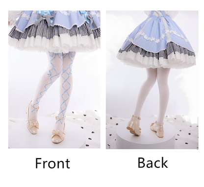 Roji roji - 120D Velvet Sweet Lolita Tights