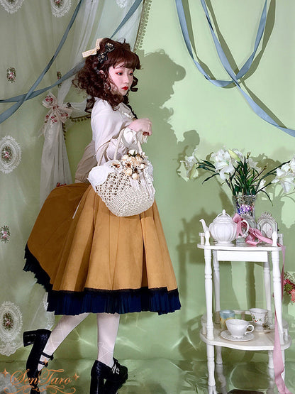 Sentaro - Canneles Elegant Classic High Waist Lolita Skirt