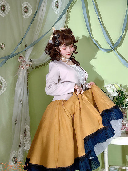 Sentaro - Canneles Elegant Classic High Waist Lolita Skirt