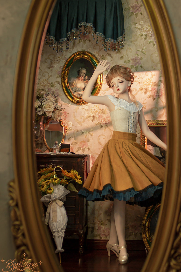 Sentaro - Canneles Elegant Classic High Waist Lolita Skirt