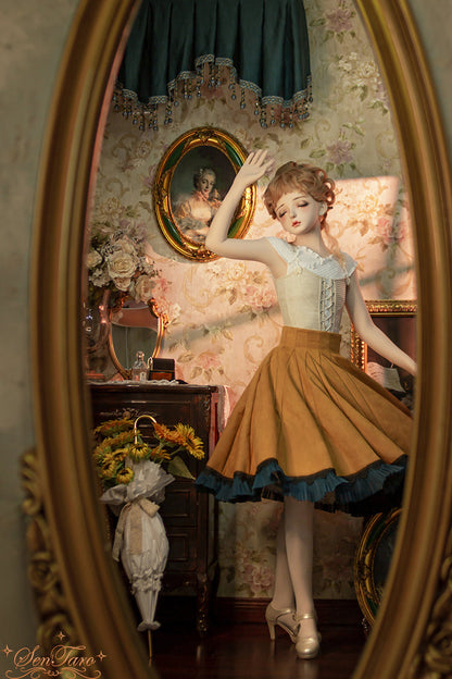 Sentaro - Canneles Elegant Classic High Waist Lolita Skirt